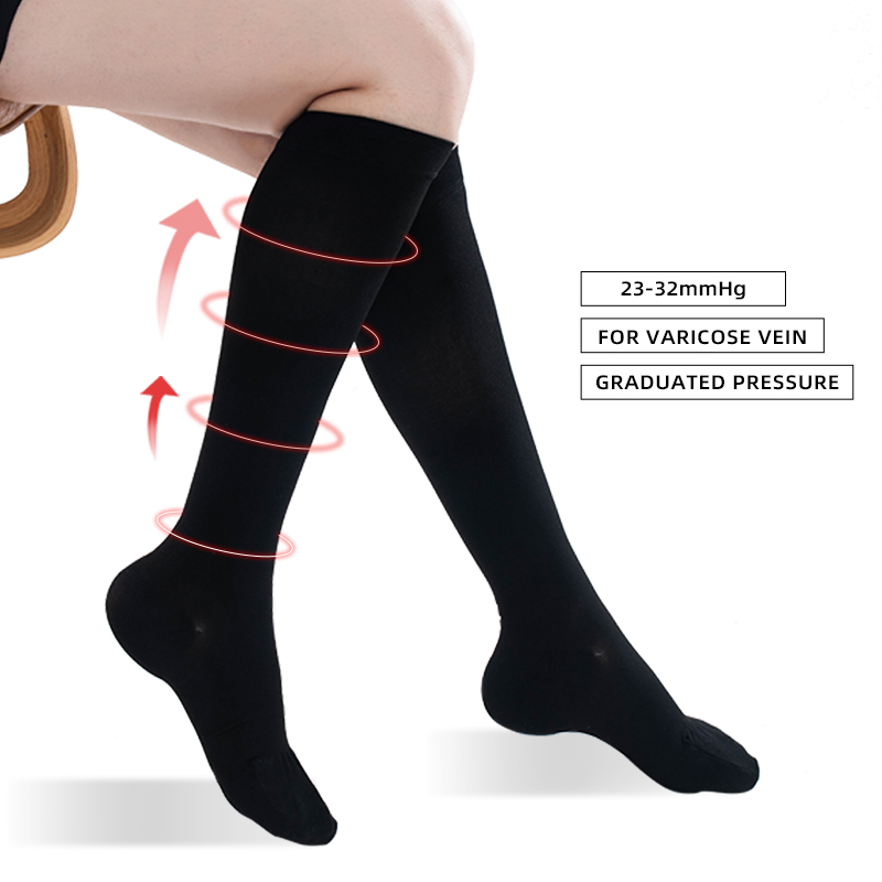 Compression Sock Medical - Legbeauty 23-32mmHg Medical Compression Calf Socks