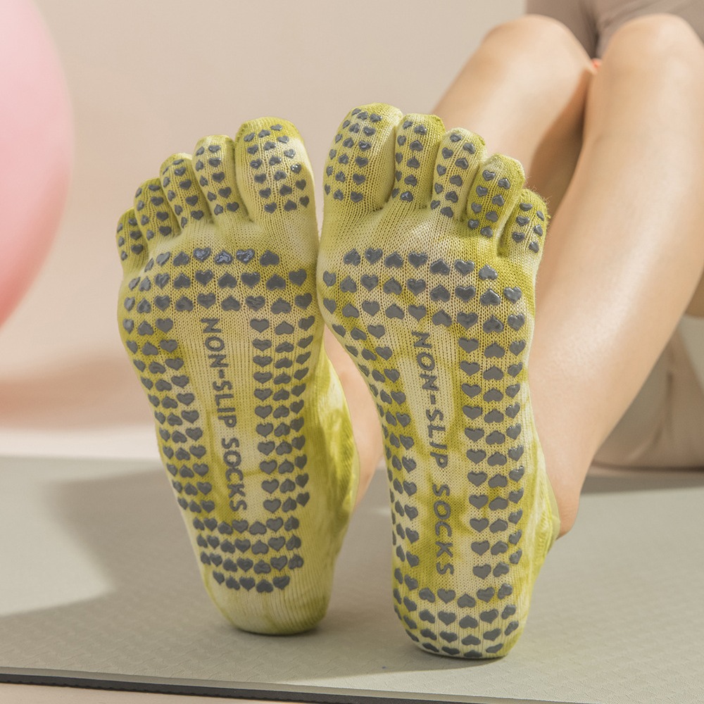 Tie-Dye Women's Five Finger Gr - Grip Sock Yoga recension och pris